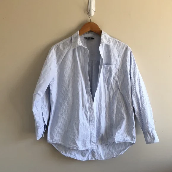 🎁10 for $100🎁 oversized poplin shirt - Picture 2 of 8